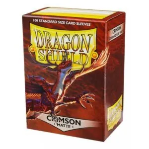 100 DRAGON SHIELD MATTE - CRIMSON