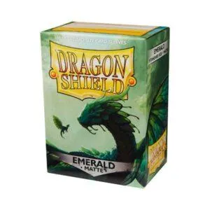 100 DRAGON SHIELD MATTE - EMERALD