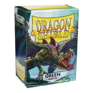 100 DRAGON SHIELD MATTE - GREEN