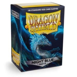 100 DRAGON SHIELD MATTE - NIGHT BLUE