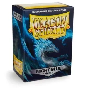 100 DRAGON SHIELD MATTE - NIGHT BLUE
