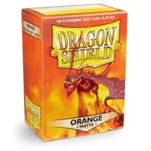 100 DRAGON SHIELD MATTE - ORANGE