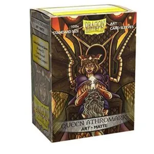 100 DRAGON SHIELD MATTE - Queen Athromark Portrait