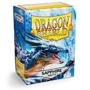 100 DRAGON SHIELD MATTE - SAPPHIRE