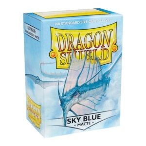 100 DRAGON SHIELD MATTE - SKY BLUE