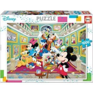 PUZZLE EDUCA - DISNEY : GALERIE D'ART DE MICKEY - 1000 PIECES