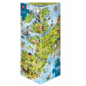 PUZZLE HEYE - S. DEGANO : L'Europe des dragons unis - 4000 pièces