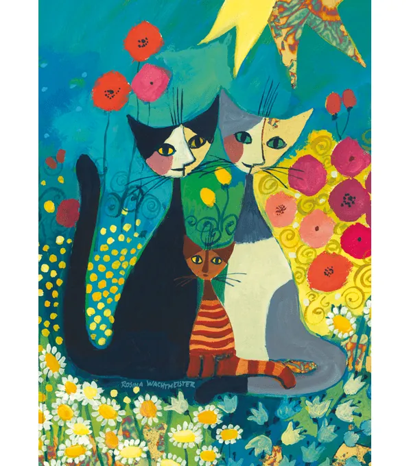 PUZZLE HEYE - R. WACHTMEISTER : Le parterre de fleurs - 1000 pièces