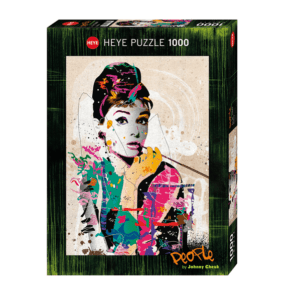 PUZZLE HEYE - J. CHEUK : Audrey Hepburn - 1000 pièces