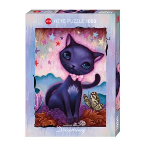 PUZZLE HEYE - J. KETNER : Black kitty - 1000 pièces
