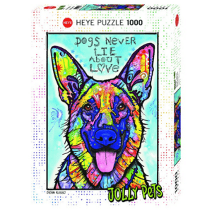 PUZZLE HEYE - D. RUSSO : Dogs Never Lie - 1000 pièces