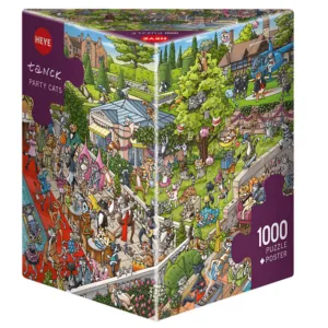 PUZZLE HEYE - B. TANCK : Party Cats - 1000 pièces