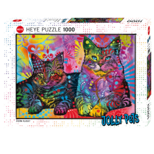 PUZZLE HEYE - D. RUSSO : Devoted 2 Cats - 1000 pièces