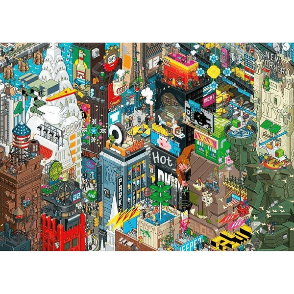 PUZZLE HEYE - EBOY : New York Quest - 1000 pièces