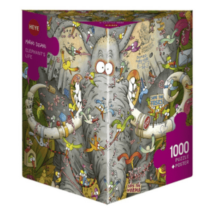 PUZZLE HEYE - M. DEGANO : Une vie d'éléphant - 1000 pièces