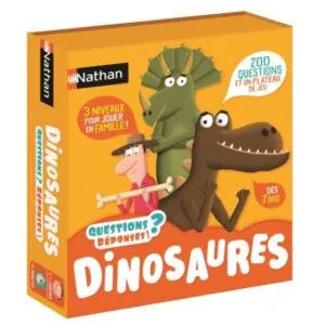 JEU QUESTIONS REPONSES DINOSAURES - NATHAN