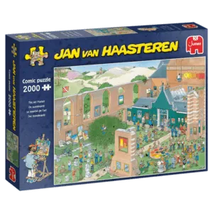 PUZZLE JAN VAN HAASTEREN : LE MARCHE DE L'ART - 2000 PIECES