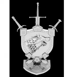 Metal Earth - ICONX – Game of Thrones - Emblème Maison Stark – Maquette 3D en métal