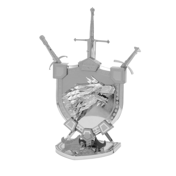 Metal Earth - ICONX – Game of Thrones - Emblème Maison Stark – Maquette 3D en métal