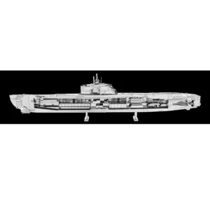 METAL EARTH - NAVIRES - SOUS-MARIN ALLEMAND TYPE XXI