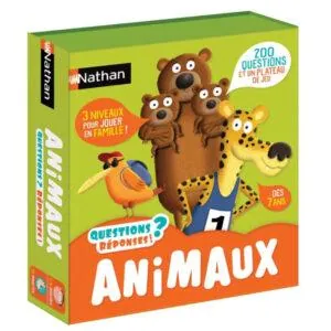 JEU QUESTIONS REPONSES ANIMAUX - NATHAN