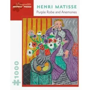 PUZZLE POMEGRANATE - H. MATISSE : ROBE VIOLETTE ET ANEMONES - 1000 PIECES