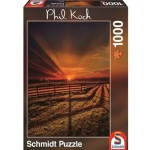 PUZZLE SCHMIDT : COUCHER DE SOLEIL - 1000 PIECES