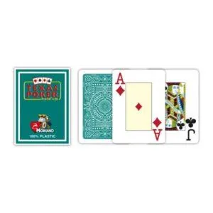 Texas Poker 2 Jumbo Index Dark Green