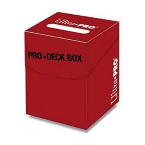 ULTRA PRO - DECK BOX PRO - 100 CARTES ROUGE