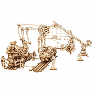 Manipulateur Ferroviaire Ugears – Puzzle 3d Mécanique en bois