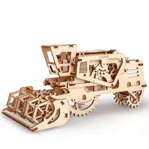 Moissonneuse-batteuse Ugears – Puzzle 3d Mécanique en bois