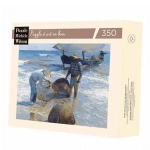 PUZZLE BOIS WILSON - J. SOROLLA : Les pêcheurs - 350 pièces
