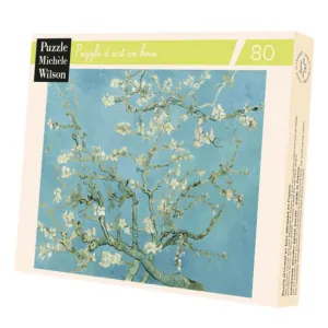 PUZZLE BOIS WILSON - V. VAN GOGH : Branches d'amandier - 80 pièces