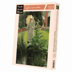 PUZZLE BOIS WILSON - J. TISSOT : Matin de printemps - 150 pièces