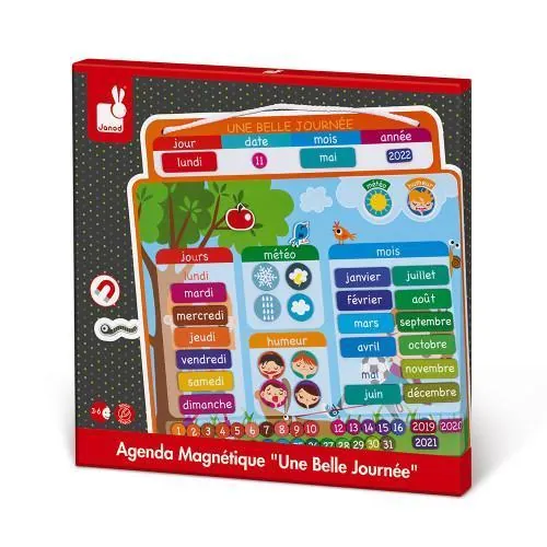 AGENDA MAGNETIQUE UNE BELLE JOURNEE - JANOD