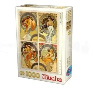 PUZZLE D-TOYS - A.MUCHA : ARTS - 1000 PIECES