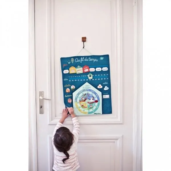 CALENDRIER AU FIL DU TEMPS BLEU - LILLIPUTIENS – Image 3