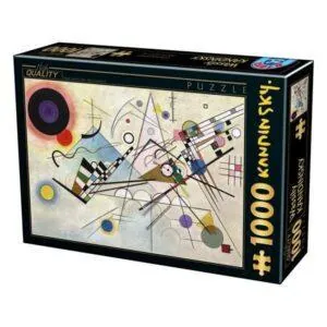 PUZZLE D-TOYS - V. KANDINSKY : COMPOSITION 8 - 1000 PIECES