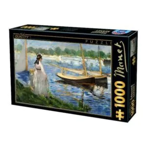 PUZZLE D-TOYS - E. MANET : LES BERGES DE LA SEINE - 1000 PIECES