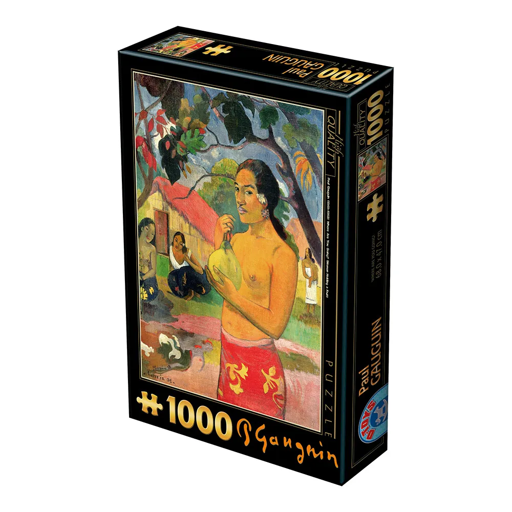 PUZZLE D-TOYS - P. GAUGUIN : FEMME TENANT UN FRUIT - 1000 PIECES