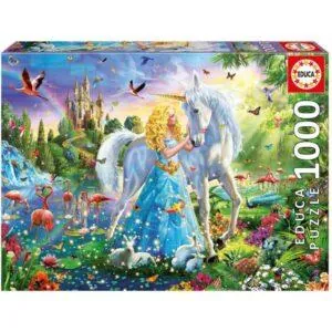 PUZZLE EDUCA : LA PRINCESSE ET LA LICORNE - 1000 PIECES
