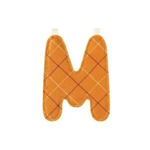 LETTRE TISSU M - LILLIPUTIENS