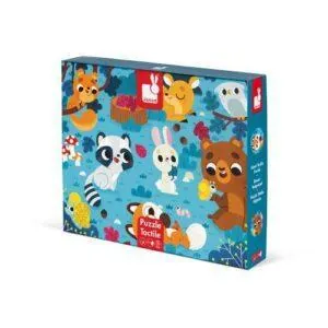 PUZZLE TACTILE LES ANIMAUX DE LA FORET 20 PCS