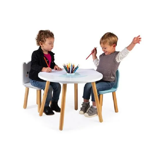 TABLE ET 2 CHAISES BANQUISE - JANOD – Image 2