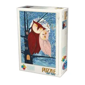PUZZLE D-TOYS - A. KURTI : CHOUETTES- 1000 PIECES