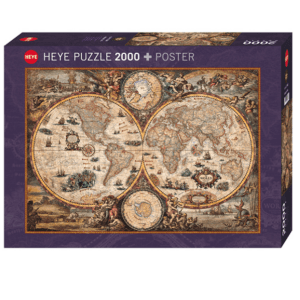 PUZZLE HEYE - R. ZIGIC : Vintage World - 2000 pièces