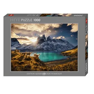 PUZZLE HEYE - A. VON HUMBOLDT : Guanacos - 1000 pièces