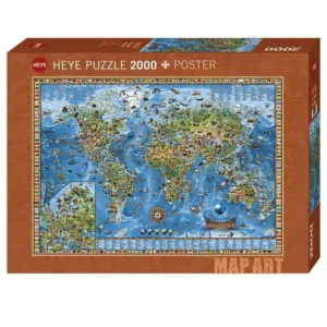 PUZZLE HEYE - R. ZIGIC : Amazing World - 2000 pièces