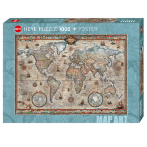 PUZZLE HEYE - R. SIGIC : Monde rétro - 1000 pièces