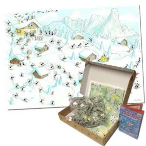 PUZZLE FORMICHE - F. VETTORI : SPORTS D'HIVER - 1080 PIECES